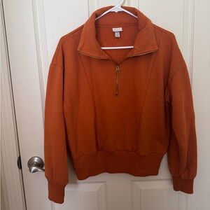 A New Day Burnt Orange Pullover